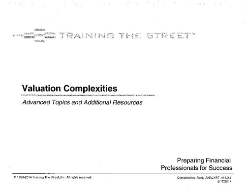 ﻿پیچیدگی های ارزش گذاری