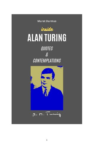 ﻿INSIDE ALAN TURING: نقل قول