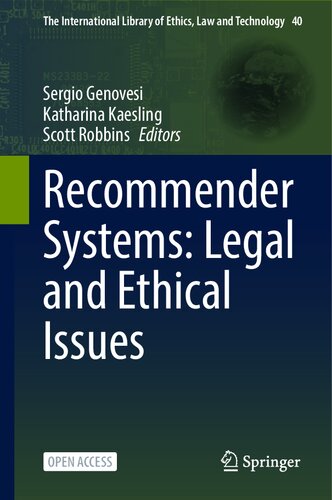 ﻿سیستم های توصیه گر: مسائل حقوقی و اخلاقی