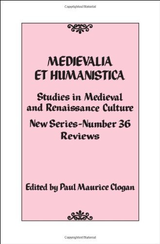 ﻿Medievalia et Humanistica، شماره 36: مطالعات در فرهنگ قرون وسطی و رنسانس (جلد 36) (مدیووالیا و اومانیستا سری، 36)