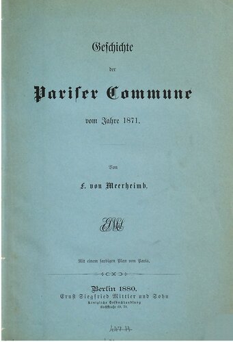 ﻿تاریخ کمون پاریس از 1871
