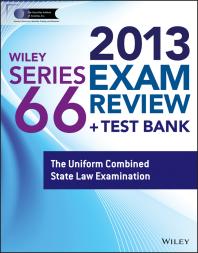 ﻿Wiley Series 66 Exam Review 2013 Bank Bank: یکنواخت آزمون قانون ایالتی