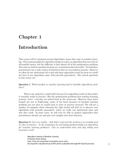 ﻿جنبه های الگوریتمی یادگیری ماشین: یادداشت ها و اسلایدهای سخنرانی