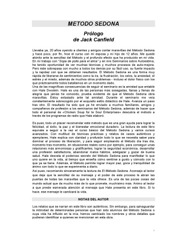 ﻿El Metodo Sedona / روش Sedona: La Clave Para دستیابی به موفقیت، صلح و رفاه عاطفی پایدار / کلید شما برای شادی پایدار، ... و رفاه عاطفی