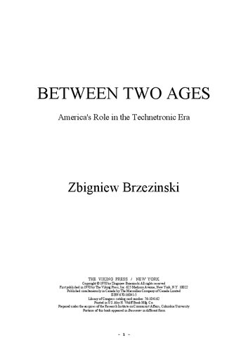 ﻿بین دو عصر: نقش آمریکا در عصر فناوری