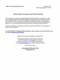 ﻿جزایر سلیمان: خلاصه مالیات و پیوست آماری