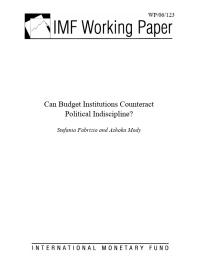 ﻿آیا نهادهای بودجه می توانند با بی انضباطی سیاسی مقابله کنند؟