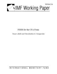 ﻿FEER برای فرانک CFA