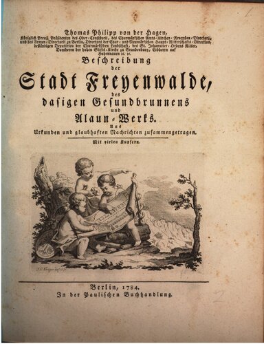 ﻿شرح شهر Freyenwalde [Freienwalde]، کارخانه محلی Gesundebrunnen و آلوم