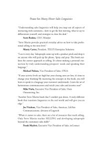 ﻿Heavy Hitter Sales Linguistics : 101 استراتژی فراخوان فروش پیشرفته برای فروشندگان ارشد