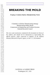 ﻿شکستن قالب: جعل چشم انداز تولید دفاع مشترک