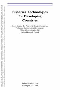 ﻿فن آوری های شیلات برای کشورهای در حال توسعه