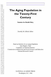 ﻿پیری جمعیت در قرن بیست و یکم: آمار برای سیاست سلامت