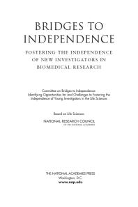 ﻿پل های استقلال: تقویت استقلال محققین جدید در تحقیقات زیست پزشکی