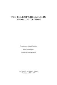 ﻿نقش کروم در تغذیه حیوانات