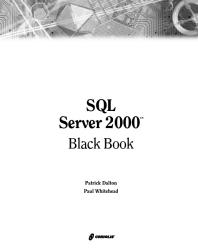 ﻿SQL Server 2000 Black Book