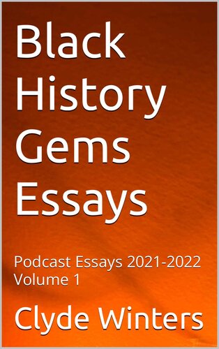 ﻿مقاله‌های جواهرات تاریخ سیاه: مقاله‌های پادکست 2021-2022 جلد 1