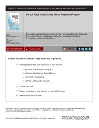 ﻿برنامه تحقیقاتی دارایی های مطالعه سلامت نیروی هوایی