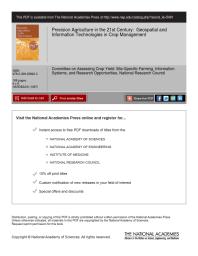 ﻿کشاورزی دقیق در قرن بیست و یکم: فناوری‌های مکانی و اطلاعاتی در مدیریت محصولات زراعی