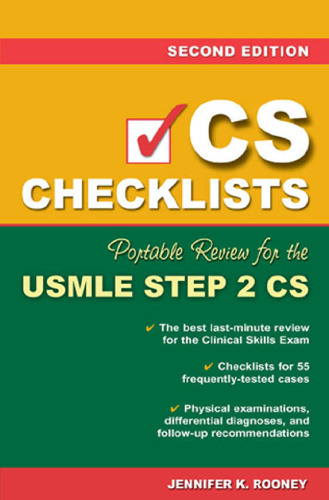 ﻿چک لیست های CS: بررسی قابل حمل برای USMLE مرحله 2 CS