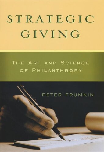 ﻿بخشش استراتژیک: هنر و علم بشردوستی