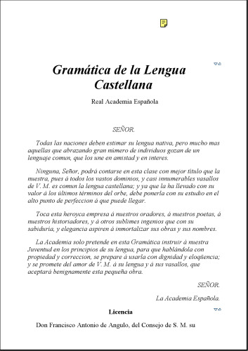 ﻿گرامر زبان اسپانیایی توسط آکادمی سلطنتی اسپانیا، نسخه جدید