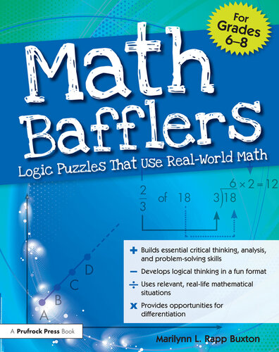 ﻿Math Bafflers: معماهای منطقی که از ریاضیات واقعی استفاده می کنند (کلاس 6-8)