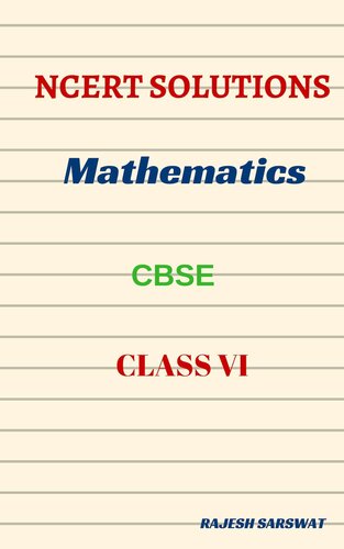 ﻿NCERT Solutions کلاس ششم ریاضیات
