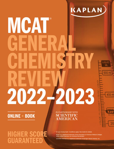 ﻿بررسی شیمی عمومی MCAT 2022-2023: کتاب آنلاین