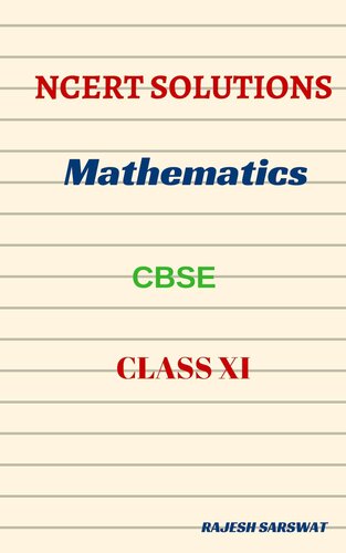 ﻿NCERT Solutions کلاس XI ریاضیات