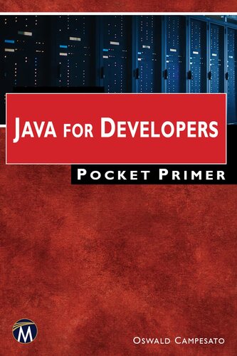 ﻿Java for Developers Pocket Primer