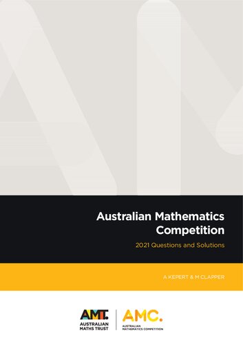 ﻿راه حل های مسابقه ریاضی استرالیا 2021