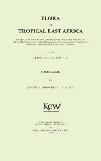 ﻿فلور مناطق گرمسیری شرق آفریقا: Solanaceae