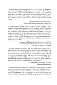 ﻿تغییر قدرت در آموزش عمومی: هفت راهبرد برای مقابله با وعده های شکسته