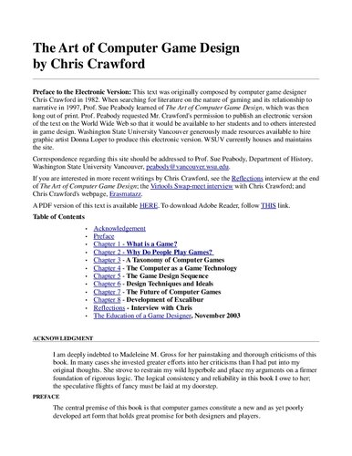 ﻿هنر طراحی بازی های کامپیوتری