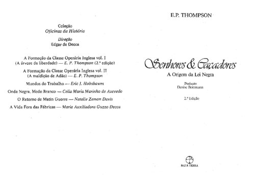 ﻿Lords and Hunters: The Origin of Black Law