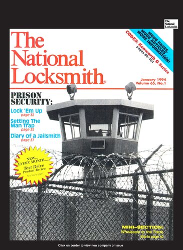 ﻿The National Locksmith: جلد 65، شماره 1