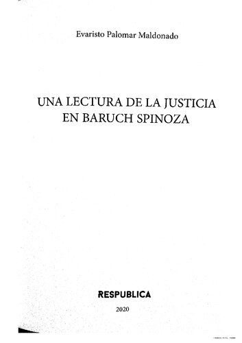 ﻿قرائتی از عدالت در باروخ اسپینوزا