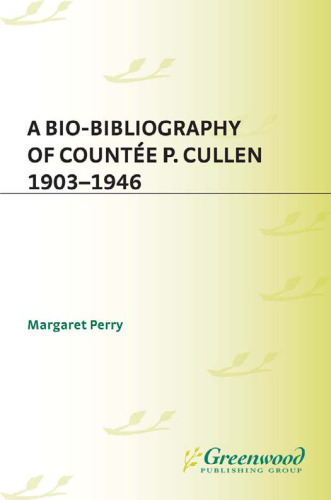 بیوگرافی زندگینامه از Countee P. Cullen ، 1919-1990