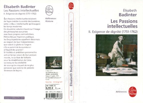 ﻿نیاز به کرامت (Les Passions Intellectuelles، جلد 2) (مراجع) (نسخه فرانسوی)