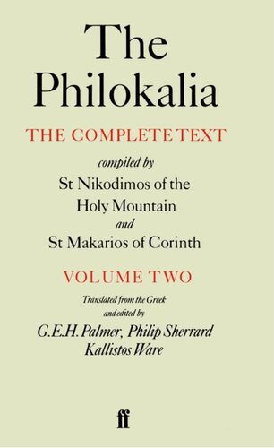 ﻿Philokalia vol 2