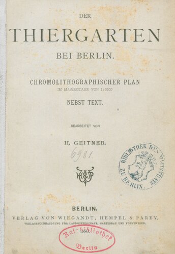 ﻿تیرگارتن [Tiergarten] در نزدیکی برلین