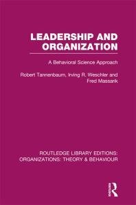 ﻿رهبری و سازمان (RLE: Organizations): A Behavioral Science Approach