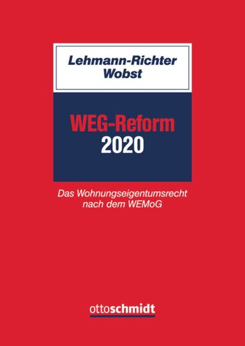 ﻿اصلاح WEG 2020: قانون کاندومینیوم طبق WEMoG