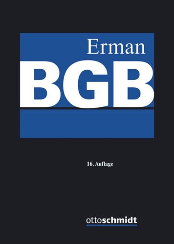 ﻿BGB: تفسیر دستی با AGG، EGBGB (گزیده)، ErbbauRG، LPartG، ProdhaftG، VBVG، VersAusglG و WEG
