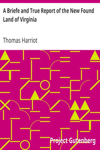 ﻿گزارش مختصر و واقعی از سرزمین جدید کشف شده ویرجینیا