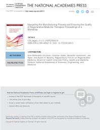 ﻿پیمایش در فرآیند تولید و اطمینان از کیفیت درمان‌های پزشکی بازساختی: مجموعه مقالات یک کارگاه آموزشی