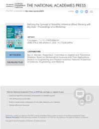 ﻿پالایش مفهوم استنتاج علمی هنگام کار با داده های بزرگ: مجموعه مقالات یک کارگاه
