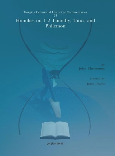 ﻿موعظه های 1-2 تیموتائوس، تیطوس و فیلمون