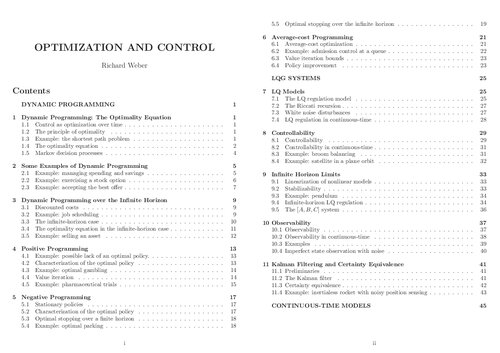 ﻿بهینه سازی و کنترل